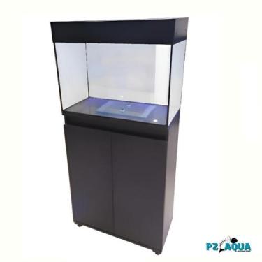 Imagem de MÓVEL PARA AQUÁRIO 72L MDF PRETO 60x30X75 PZ AQUA - Pz Wood