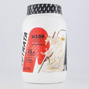 Imagem de Whey Protein Nutrata W100 900g - Nutrata Suplementos, Baunilha