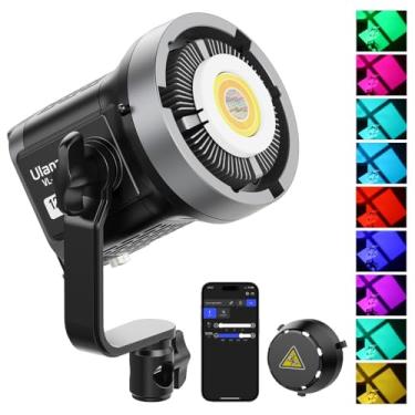 Imagem de Iluminador LED V120C 120W Full Color RGBWW para Produção de Vídeo, Estúdio e Lives com Controle Via Aplicativo e Montagem V-Mount