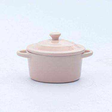 Imagem de WYUYIWH Tigela de sopa de cerâmica com alça de tampa tigelas de ensopado sobremesa leite de soja ninho de pássaro pote de porcelana tigelas copo prato louça (cor: 5)