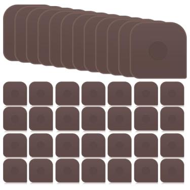 Imagem de Raspador de panela de nylon, 40 peças, utensílio de prato, portátil, raspador de panela de ferro fundido, frigideira, limpador, antiderrapante, raspadores de graxa para panelas de ferro fundido