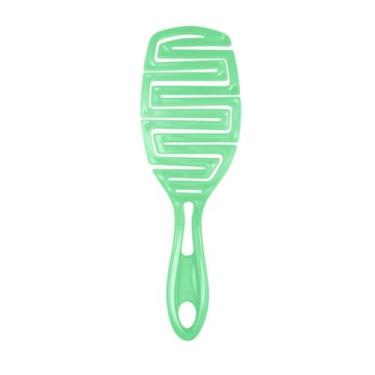 Imagem de Escova de cabelo flex hexa - Bicota, verde neon