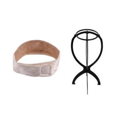 Imagem de Kit 1 Hair Grip Bege + 1 Suporte Para Peruca Front Lace Wig - C e c sh