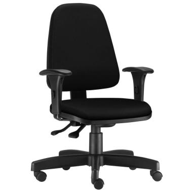 Imagem de Cadeira Giratória Sky L02 Diretor Executiva Couro Sintético Preto - Lyam Decor