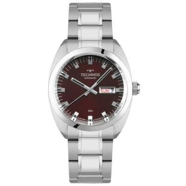 Imagem de Relógio Technos Masculino Ref: 8205ov/1r Automático Clássico Prateado