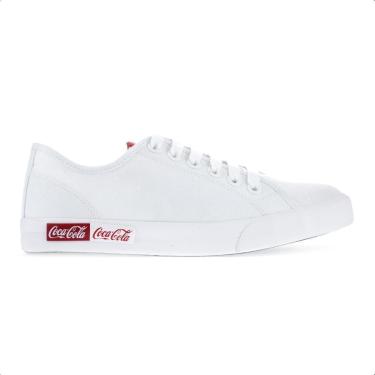 Imagem de Tênis Coca-Cola Blend Basic Branco - Unissex-Feminino