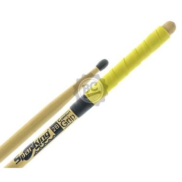 Imagem de Baqueta Spanking Comfort Grip 2B com Ponta de Nylon Amarela cabo emborrachado e menos lisa (116746)