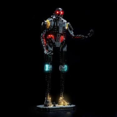 Imagem de LocoLee Kit de luz compatível com Lego 75434 K-2SO Security Droid – Sem luz apenas para modelo, acessórios de iluminação LED compatíveis com Lego 75434 (versão padrão)