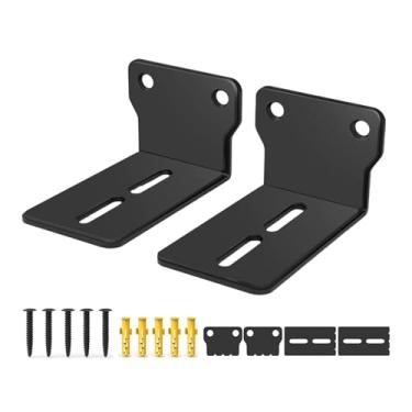 Imagem de MotiveTech Suportes de parede para alto-falantes, suportes, de montagem em parede, rack, para alto-falantes de som surround