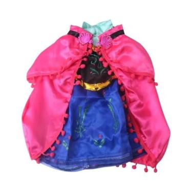 Imagem de Boneca Reborn De 43 Cm Elsa Vestido Azul 18 Polegadas Fantasia De Rain