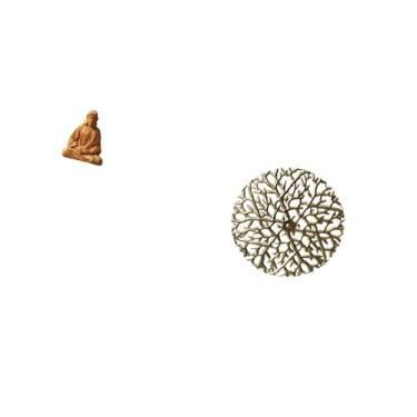 Imagem de Fenteer Estátua Do Sagrado Coração de Jesus, Estatueta Colecionável, Arte de Parede de Metal, Rústica, Cênica, Placa de Ferro Forjado, Pingente 3D, Decoração