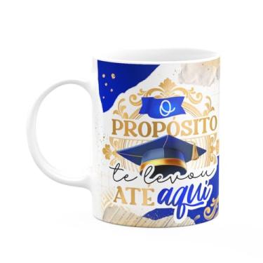 Imagem de JPS INFO, Caneca Formatura G-Blue - O propósito te levou até aqui