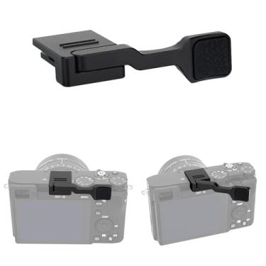 Imagem de JJC Punho de metal TG-2 para câmera digital Sony RX1R III RX1RIII RX1R3, suporte de apoio de polegar dobrável para sapata quente, acessórios de aderência para segurar a mão estável e segura, não afeta