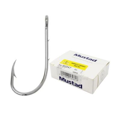 Imagem de Anzol Norueguês Mustad Beak Baitholder 92247-Nickel Nº 3/0 - 100 Peças