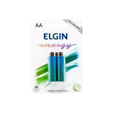 Imagem de Pilha Alcalina Elgin Aa 1.5V Blister Com 2 Unidades