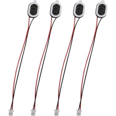 Imagem de 4 peças, mini alto-falante de cavidade de 8 Ohm de 1 watt, máquina de publicidade de cavidade de alcance completo, alto-falante pequeno 3,3 V 5 V com interface JST-PH2,5 mm-2 pinos para Arduino