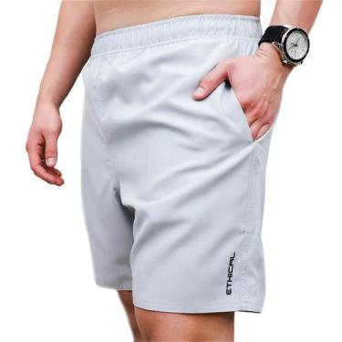 Imagem de Short Tactel Masculino Premium Off White - Ethical, Off white, G