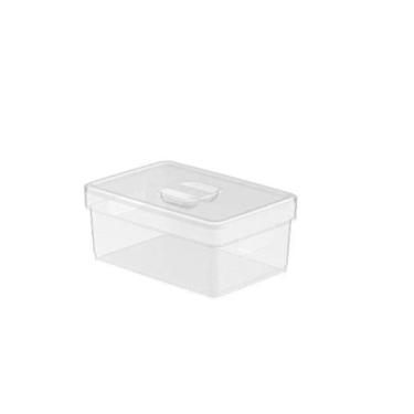 Imagem de Caixa Organizadora Média Lisa Tampa 1,5 Litro Nt5020