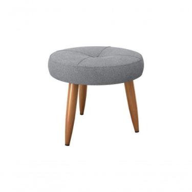 Imagem de Puff Banqueta Descanso Decorativo Havana Matrix Cinza - Móveis Matrix