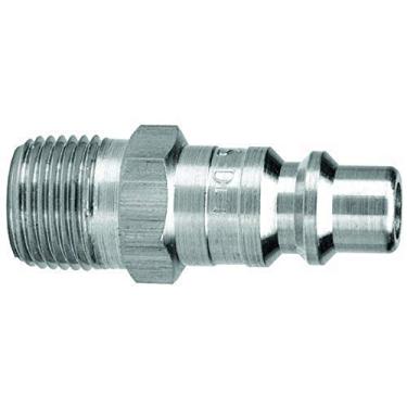 Imagem de Dixon Valve & Coupling DCP2502 Aço Air Chief Industrial Interchange Air Fitting, Plugue de Conexão Rápida, Acoplador de 3/8" x Rosca Macho NPT de 1/4", Classificação de Fluxo de 70 CFM (Pacote com 5)