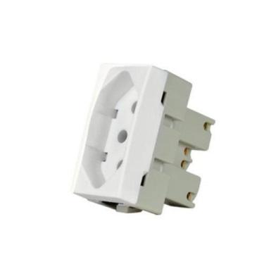 Imagem de Sleek Modulo Tomada 2p+t 10a Margirius 16049, BRANCA