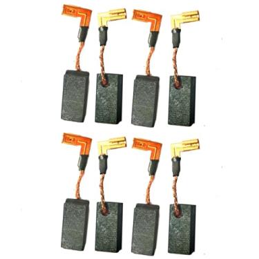 Imagem de 4 peças de escovas de motor de carbono compatível com DeWal-t DWE4120 / DWE4011, Dewal-t N097696 Peça de reposição do motor do moedor