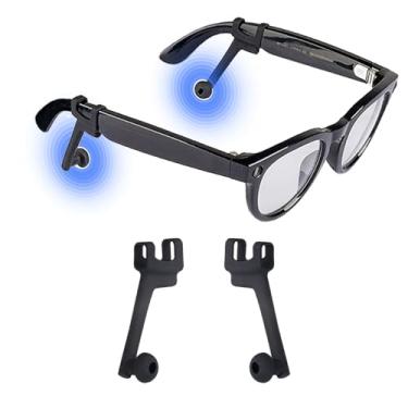 Imagem de Melhorador de áudio de silicone universal para óculos inteligentes IA e AR – Acessório de reforço de som compatível com RayBan Oakley Meta, Rokid, XREAL, VITURE, Rayneo, Inmo e mais – Som mais alto