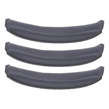 Imagem de SUNGOOYUE 3pcs Almofada de Cabeça de Substituição de Fone de Ouvido de Couro de Proteína Macia para W820NB W820NB Plus, Substituição Ideal Com Aparência Premium (Cinza Escuro)