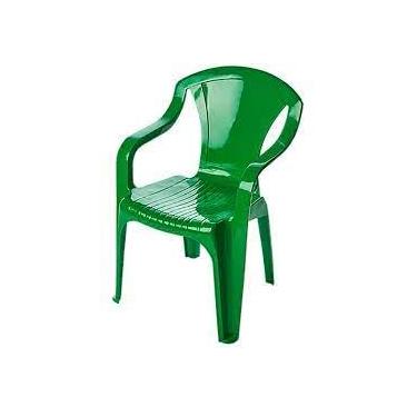 Imagem de Cadeira de Plástico De Bar, Design Contemporâneo, Uso Interno e Externo, Estrutura Durável, Ideal para Casa, Festas e Eventos, Fácil de Limpar, verde