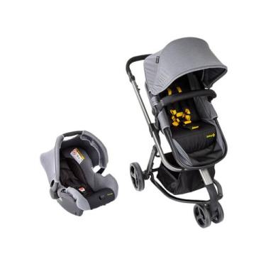 Imagem de Carrinho de Bebê com Bebê Conforto Reversível Safety 1st Mobi DUO 3 Ro