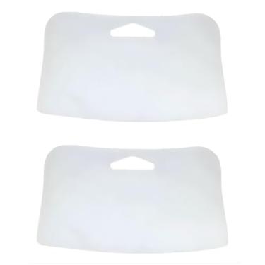Imagem de Espátula Celuloide - Kit com 2 Espátulas - 1 Grande e 1 Pequena, Ideal Para Massa, Rejunte, Papel de Parede e outros