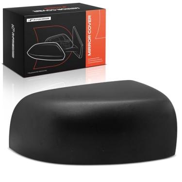 Imagem de A-Premium Tampa do espelho retrovisor do lado do passageiro - compatível com Ford Ranger 2019 2020 2021 2022 2023 - preto texturizado, sem furo de seta