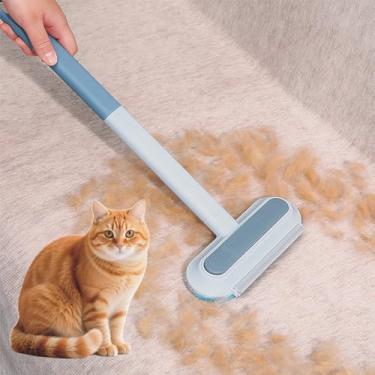 Imagem de Removedor de pelos de animais de estimação para sofá, carpete e cama - Escova reutilizável para pelos de gatos e cães em móveis, roupas cinza