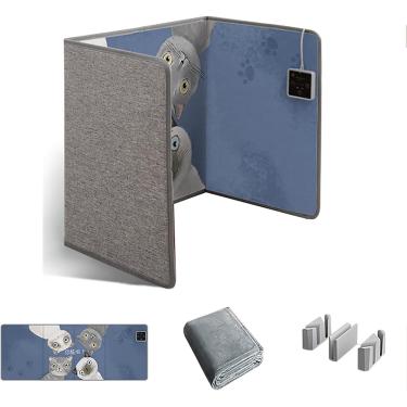 Imagem de Aquecedor De Ambiente Elétrico Portátil Com Termostato E Temporizador Aquecedor De Pés Dobrável Para Escritório E Casa Aquecedor De Painel Pessoal Para Pernas E Pés Compacto E Efici, B