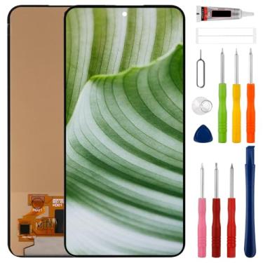 Imagem de SWARK Nova tela OLED de 6,7 polegadas de substituição para Galaxy S24 FE SM-S721B Display LCD digitalizador Touch Screen Assembly com kit de ferramentas de reparo atualizado - [Função de suporte de