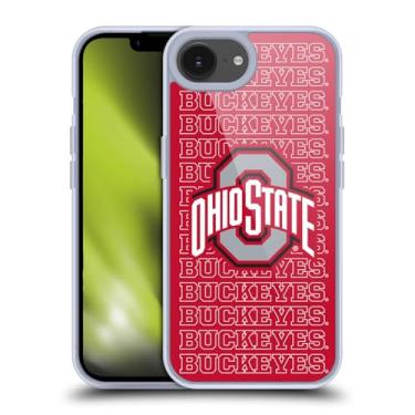 Imagem de Head Case Designs Capa de gel oficialmente licenciada pela Ohio State University Outline Buckeyes [proteção de grau militar] compatível com Apple iPhone 16e e compatível com MagSafe