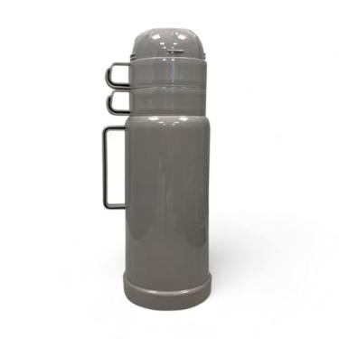 Imagem de Conjunto Garrafa Térmica 1L com 2 Xícaras Fendi – Mood | Ampola de Vidro, Isolamento Térmico, Elegante para Cafés e Chás