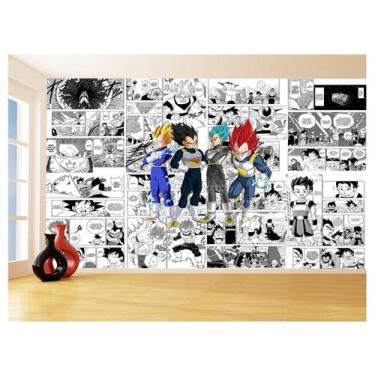 Imagem de Papel De Parede Dragon Ball Goku Vegeta Anime 3,5M Dbz227 - Você Decor