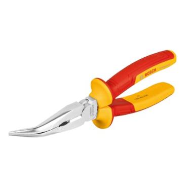 Imagem de Bosch Professional Alicate de ponta agulha VDE curvado 40° - 200 mm (certificado para 1000 V, isolado com poliuretanos termoplásticos)
