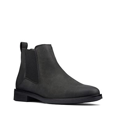 Imagem de Clarks Bota feminina Memi Top Ankle Boot, Couro preto, 8
