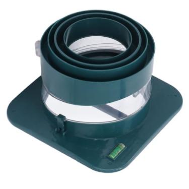 Imagem de Hyuduo Válvula de Retenção de Fumaça de óleo, Válvula de Duto de Exaustão de Cozinha de Grande Diâmetro Com Janela Transparente e Bolha de Nível, Material ABS para Exaustores Evita Refluxo