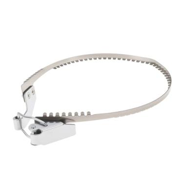 Imagem de SING F LTD Tampa de moldura de tampa de banda única com clipe de argola de aço de 37 cm compatível com máquina de bordar Tajima Suporte de bordado para chapéu