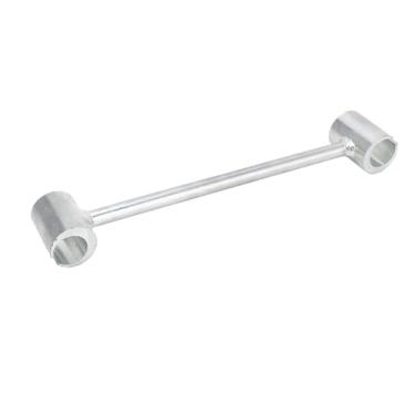 Imagem de Garosa Ferramenta de Ajuste de Dobradiça, Chave de Dobradiça de Porta de Liga de Aço Com Design de Ponta Dupla de 23mm 25mm para Portas Corta-fogo, de Sala Limpa, de Segurança