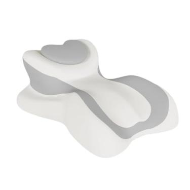 Imagem de Bothyi Almofada de leitura para cama, almofada em cunha, leve, confortável, antiderrapante, com suporte para as costas, pernas e joelhos, ideal para, Cinza Claro