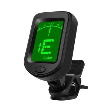 Imagem de Afinador Digital Cromático Clip-on Com Display LCD Mini Para Guitarra,