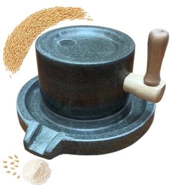 Imagem de Moinho de Pedra para Grãos | Moinho Manual para Grãos em Pó - De Pimenta Manual,Para Cozinha Doméstica Moer Café Farinha Pimenta Sal Nozes E Restaurante