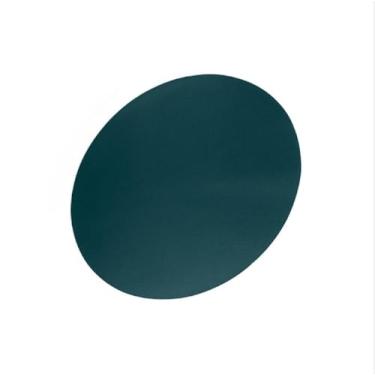 Imagem de Jogos Americanos Redondos Retangulares De Couro OrgâNico - Jogos Americanos, Bases Para Copos(6,Redondo - Verde)