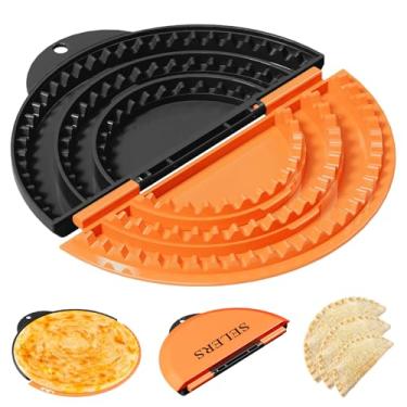 Imagem de Selador de tortilla, SELERS, máquina de crimpagem de tortilha Tacos grande, removível e ajustável, crimpador de quesadilla para envoltórios de 10 a 30 cm, burritos, pastéis, tortilhas, bolinhos