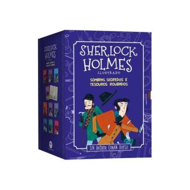 Imagem de Sherlock Holmes Ilustrado - O Sombra, Segredos E Tesouros Roubados - Box