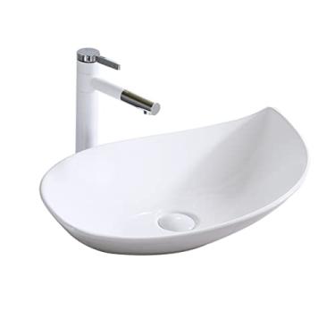 Imagem de Bancada de lavatório branco lavatório de cerâmica para pia de banheiro, acessório de banheiro, lavatório, lavatório, lavatório, lavatório, lavatório